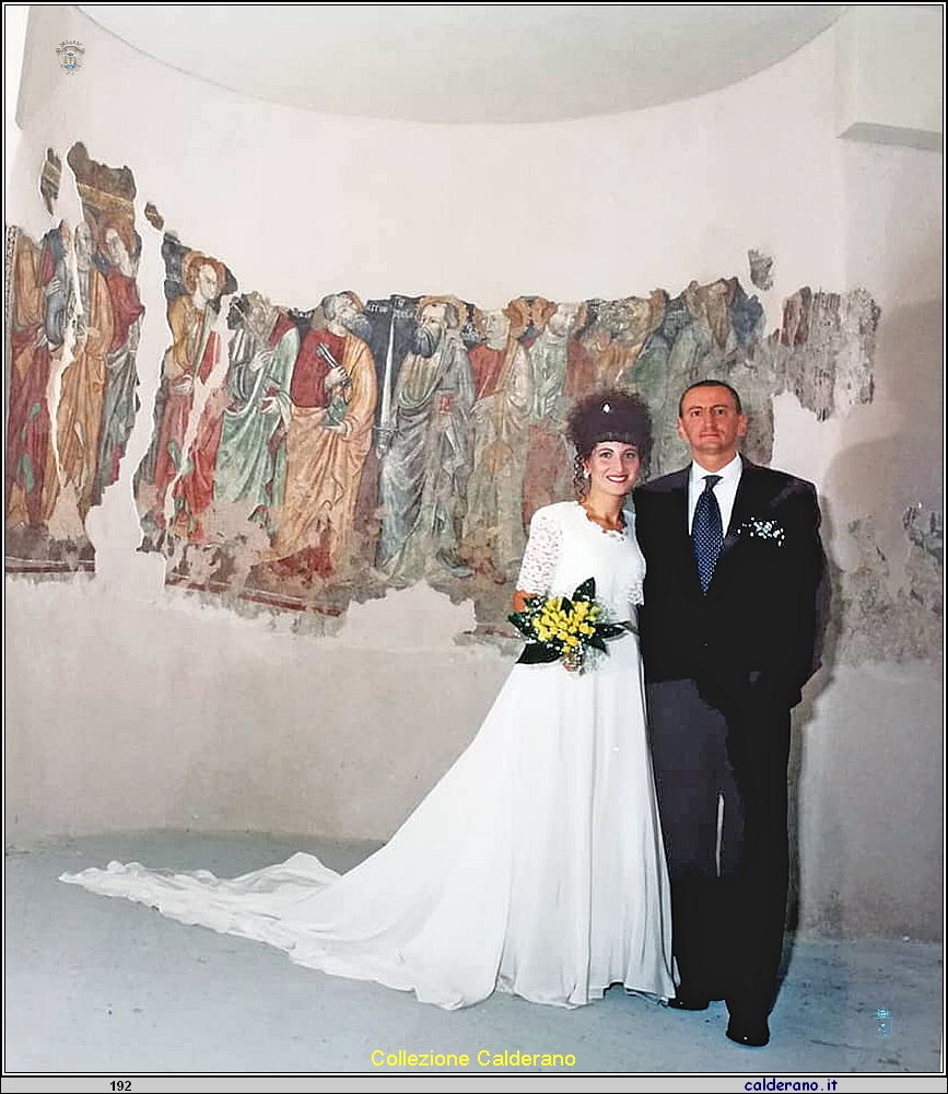 Sposi Giacomina e Pino Laprea 26-10-1995.jpg