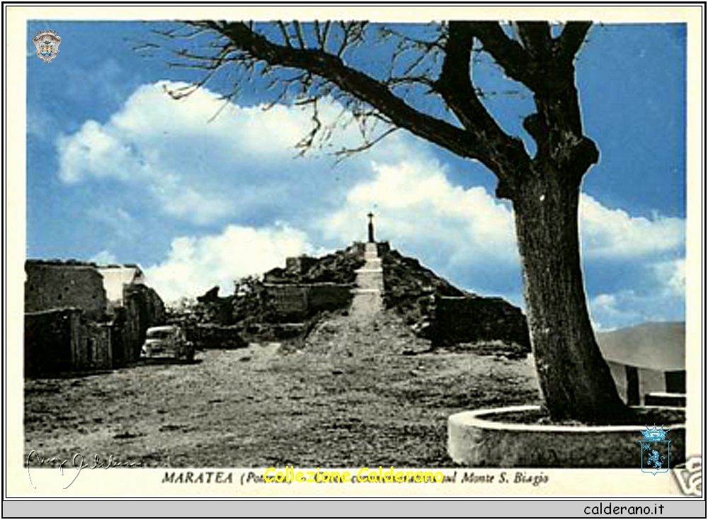 Croce commemorativa sul Monte San Biagio - Cartolina.jpg