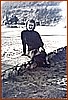 Studentessa del Magistrale Luciana Giannotta sulla spiaggia di Fiumicello.jpg