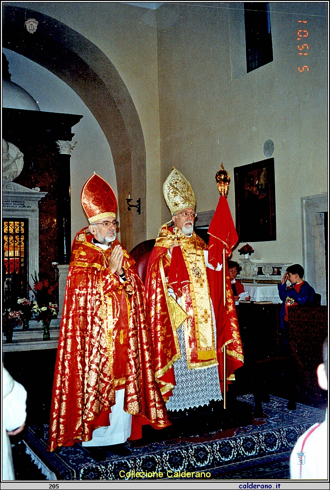 Omelia nella Basilica di San Biagio di S.E. Nerdes Bedros XIX Patriarca degli Armeni Cattolici della Cilicia - 2001.jpg