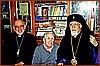 Biagio Pastorino con Mons Borghossion e il Patriarca Nerses Bedros XIX - 2001.jpg
