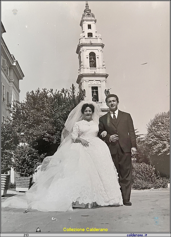 Matrimonio di Emilia Calderano con il fratello Biasino Senior 09-07-1962.jpg