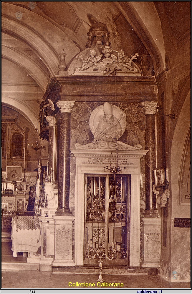 Cartolina - Castello - Interno del Santuario di S. Biagio 1939 - 3.jpg