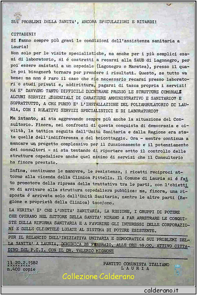 La mala sanita', come oggi, nel 1982.jpg