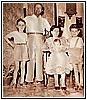 La famiglia del mio amico Pippo Trumbadore  - Biagio, il papa' Salvatore, la mamma Anna, Pippo e la sorellina Mariella.jpg