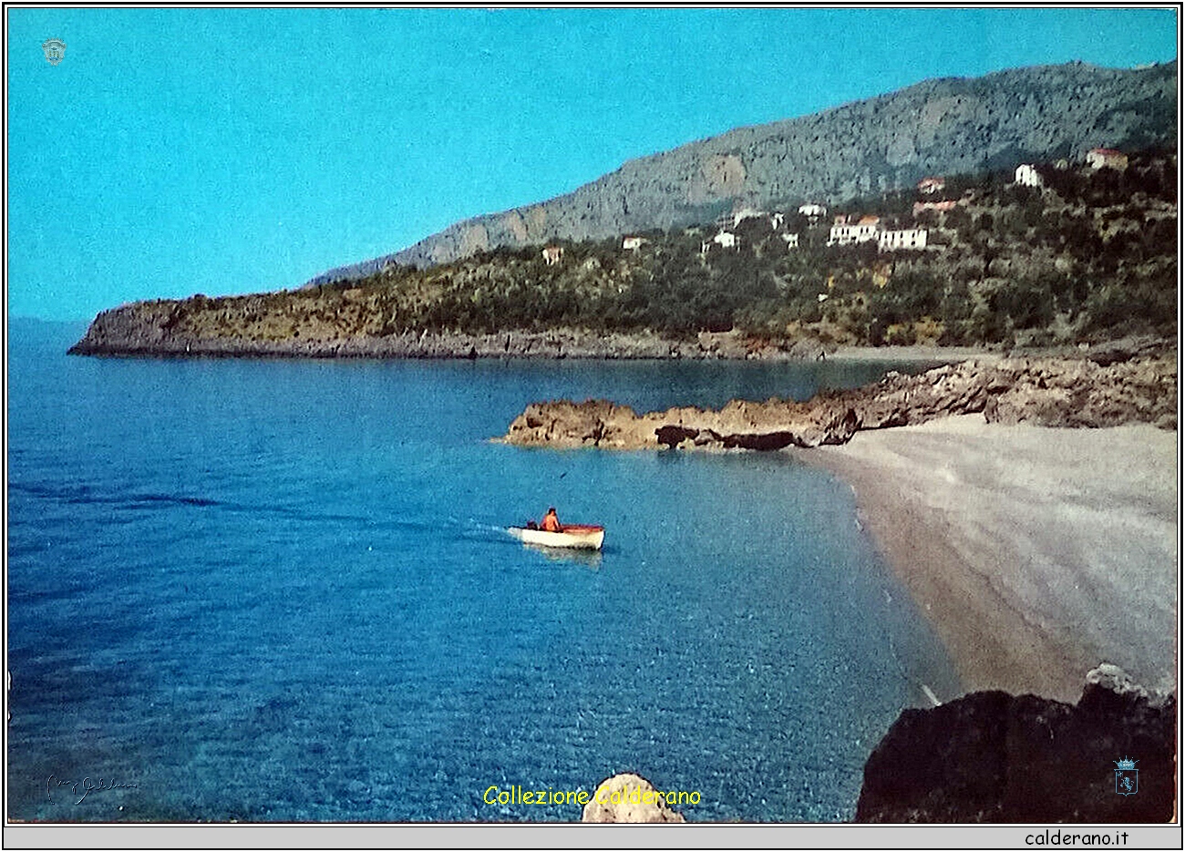 Acquafredda - Spiaggetta della Monica e Hotel Villa del Mare - Ediz. Guzzardi Alessandro - Tel, 0973-76361-76333 - Cartolina.jpg