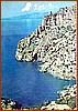 Cartolina - Costa Tirrenica della Lucania - Il grandioso strapiombo di Punta delle Grive con l'antica Torre - 1960.jpg