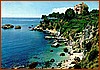 Cartolina - Punta Santavenere con la cinquecentesca Torre Capitana - Impresa Turistica Golfo di Policastro 1969.jpg