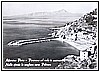 Porto - Panorama col molo in costruzione - Nello sfondo la scogliera verso Palinuro - Cartolina Prop. Art. Foto Mario Brando 1963 .jpg