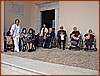 Nel porticato della Basilica - San Biagio va per la terra 2006 DSC02627.JPG
