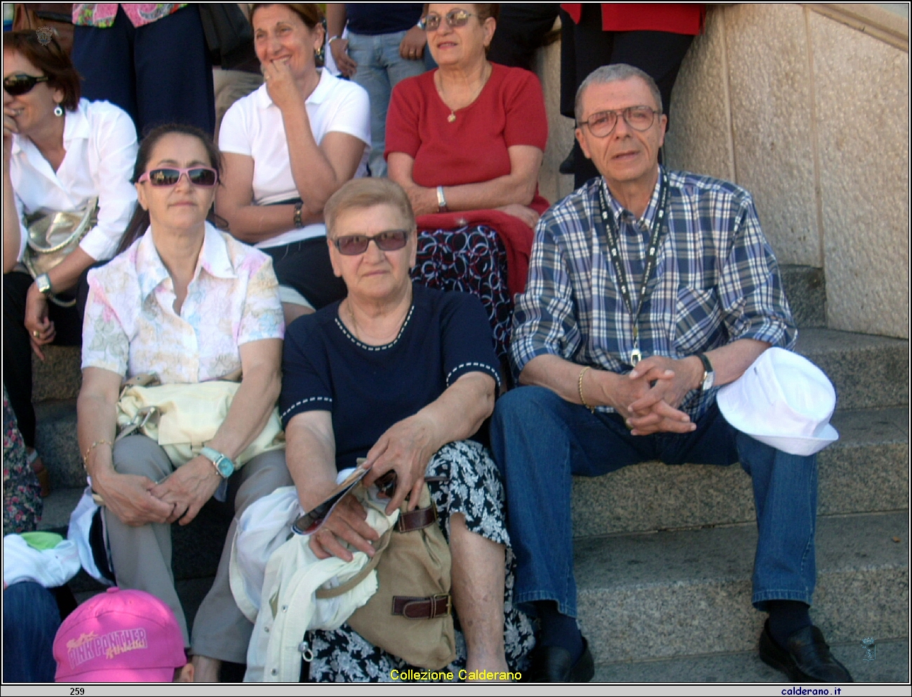 Marirosa Schettino. Ninuccia Limongi e Vincenzo Lis a San Giovanni Rotondo 11-07-2008 .jpg