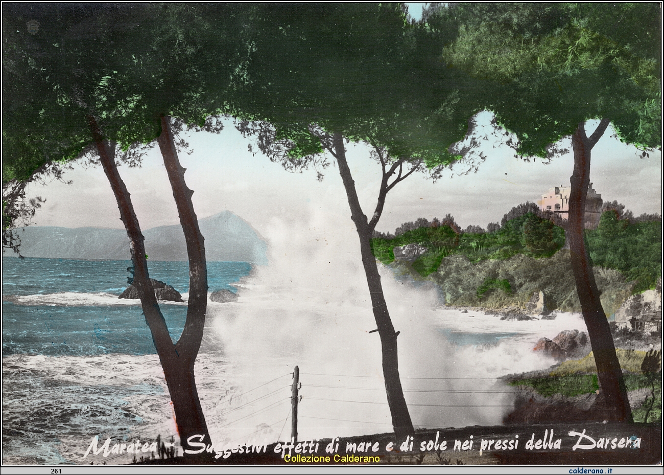 Cartolina - Suggestivi effetti di mare e di sole nei pressi della Darsena - P.R. Art. Foto Mario Brando.jpeg
