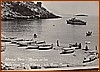 Cartolina - Barche sul Lido - Nello sfondo Torre Filocaio e Isola di Santo Janni - Pr.art. foto Mario Brando .jpeg